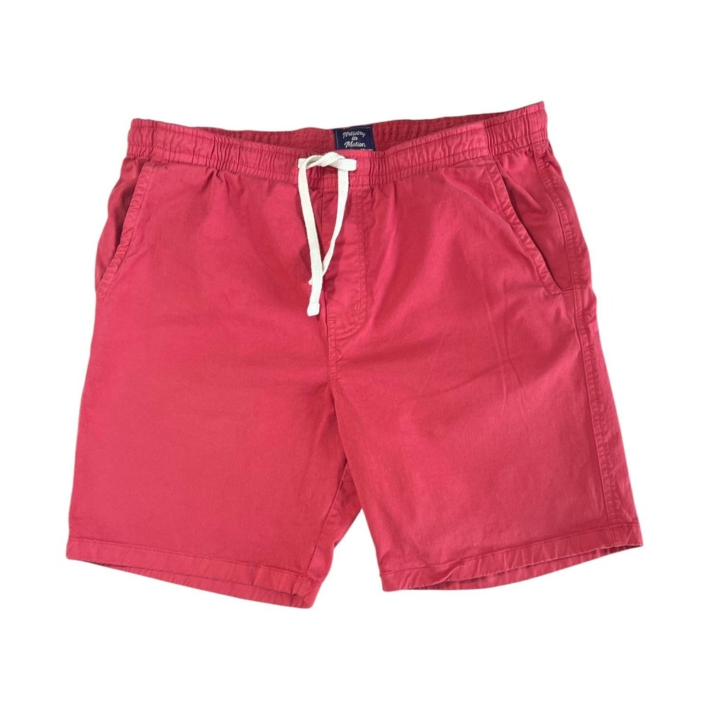 Artistry in Motion‎ Shorts Mens XL Red Drawstring Casual Comfort Summer Pocket